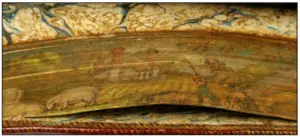 antique fore edge painting on hymnal
